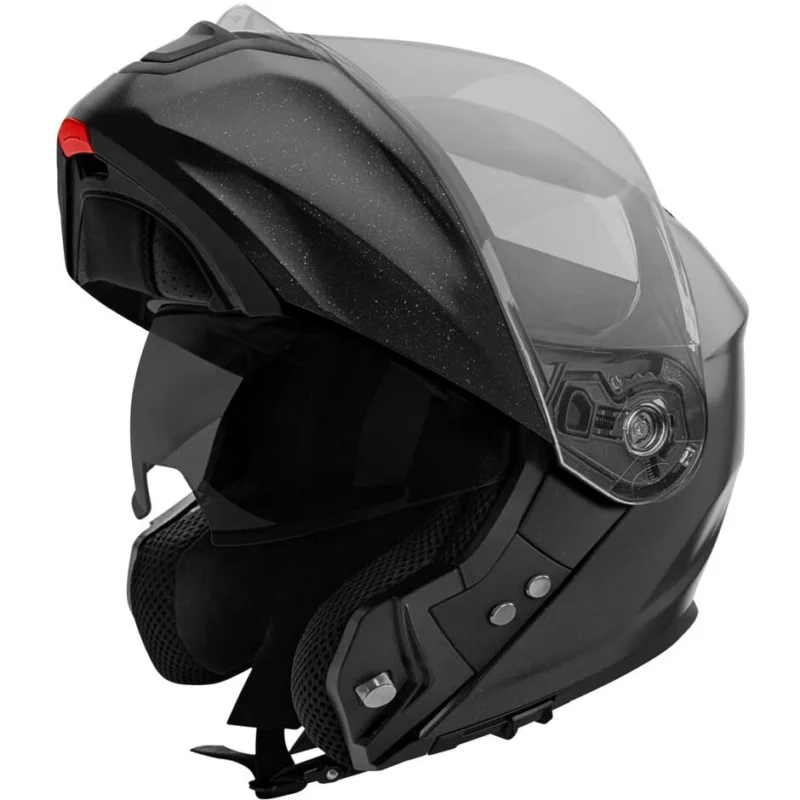 Casco Moto Modulare Stormer SPIN EVO Solid Nero Perla Consegna Rapida