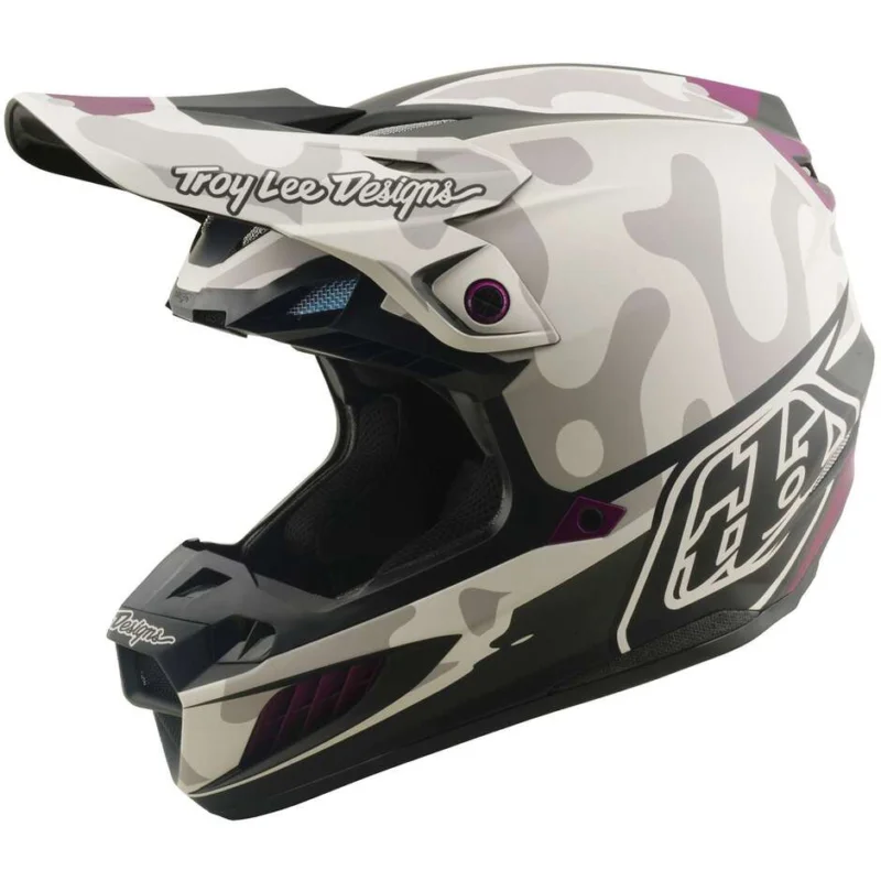 Casco Troy Lee Designs Se5 Composite Myth Bianco Scuro Esclusivo