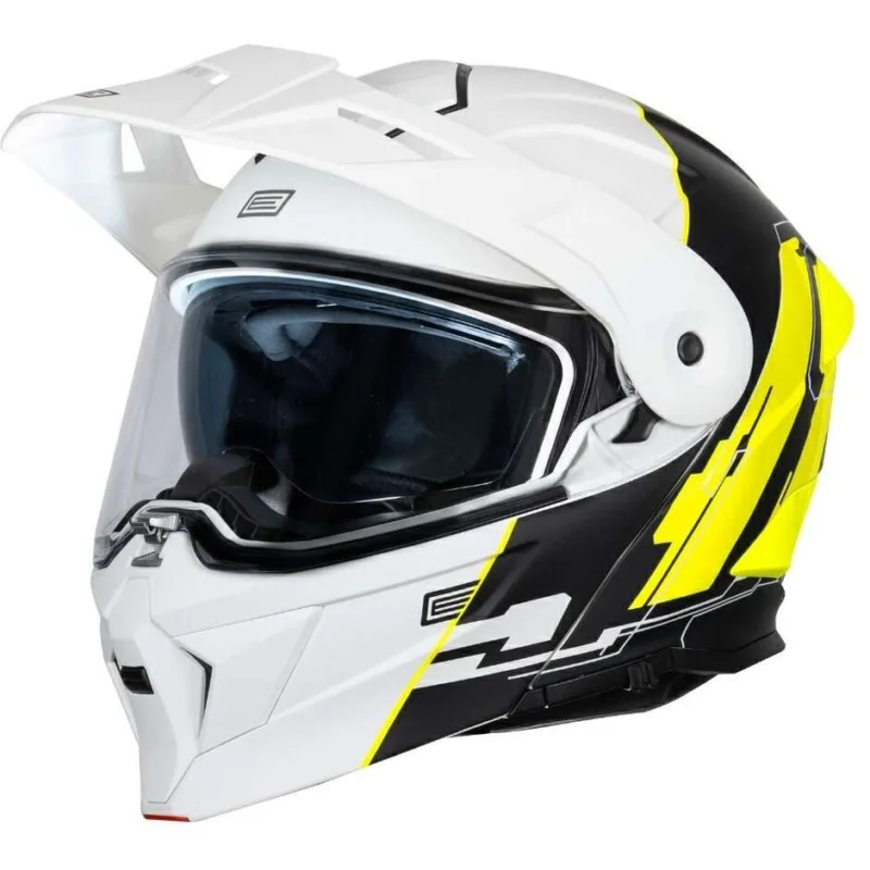 Casdco Moto Modulare ORIGINE ADVENTURE CYBORG Fluo Giallo Bianco Opaco 22.06 Esclusivo