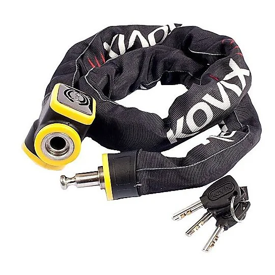 Offerta Catena acciaio con allarme 120dB Kovix KCL8-120 Section 8mm - L120cm