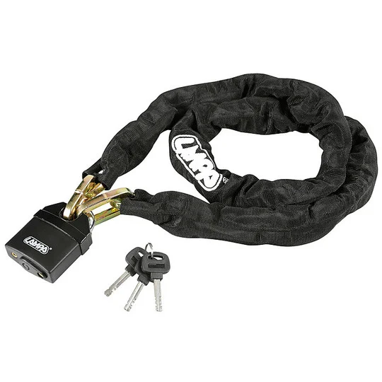 Esclusivo Catena Antifurto In Acciaio Cementato Lampa 90633 C-Lock 150 Plus 150 cm