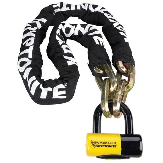 Catena Moto Antifurto Kryptonite FAHGETTABOUDIT da 100cm Con Lucchetto Occasione Imperdibile