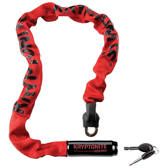 Catena Moto Kryptonite KEEPER 785 da 85 cm Con Lucchetto Integrato Rossa Offerta