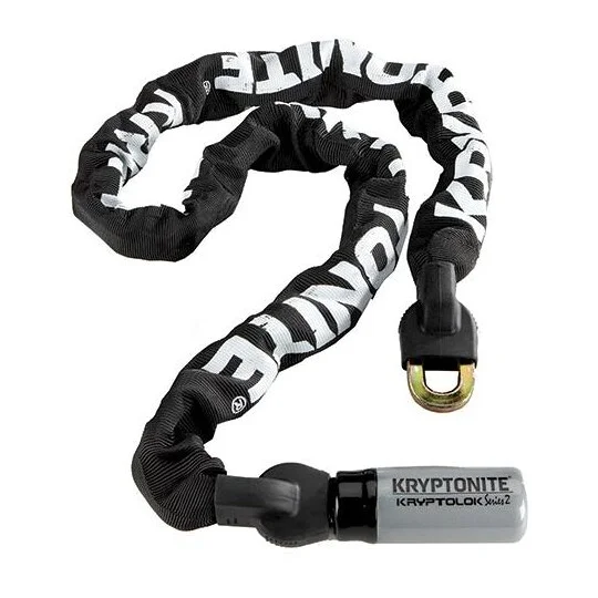 Catena Moto Kryptonite KRYPTOLOK da 120 cm Con Lucchetto Integrato Spedito Oggi