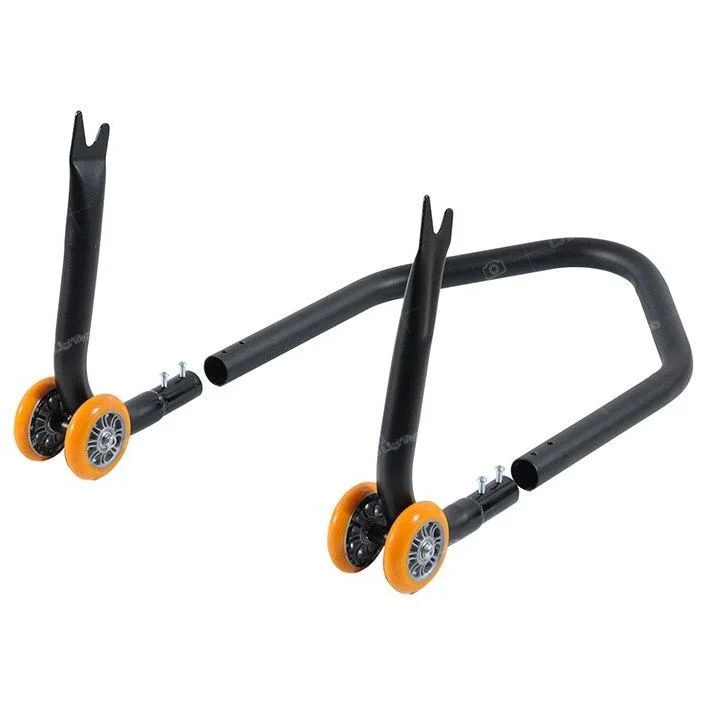 Cavalletto Componibile Posteriore in Ferro Lightech RSF038 con Forchette Nero Super Prezzo