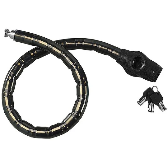 Economico Cavo Antifurto Moto In Acciaio Plastificato 120 Cm