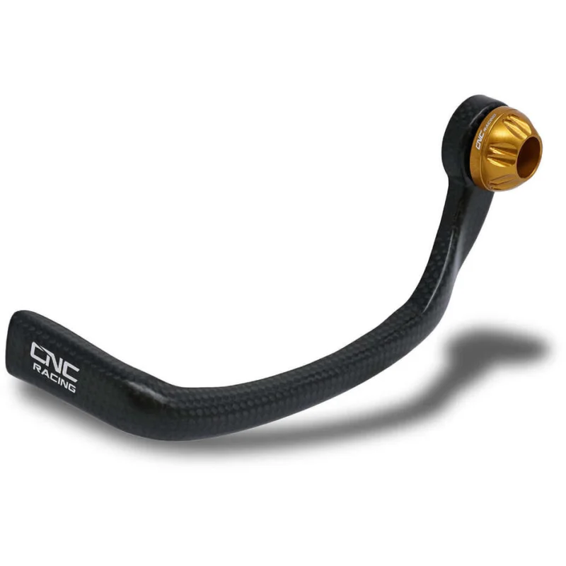 Clutch-Guard Carbon Race PL250 - Protezione leva frizione carbonio lucido CNC Racing Oro Reso Gratuito