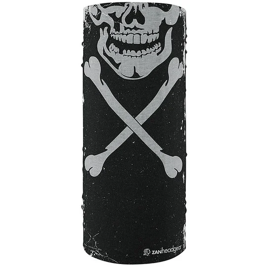 Ultima Occasione Collare Bandana Moto Zanheadgear Motley Tube Teschio e Ossa Incrociate