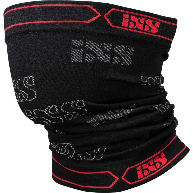 Collare Moto Ixs 365 Air Nero Rosso Consegna Rapida