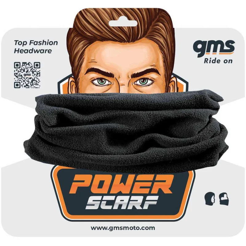 Collarino fasciagola in Pile Gms FLEECE Nero Sconto
