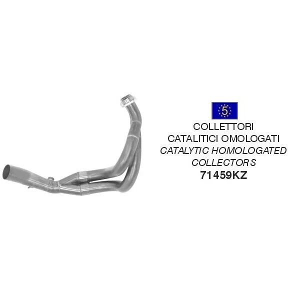 Non Perdere Collettore Catalitico Arrow omologato Per Kawasaki ER-6N (12-16); Versys 650 (15-23)