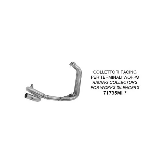 Must-Have Collettori Arrow racing per terminali Works Per Yamaha MT-07 (21-24) / TRACER 700 (20-24)