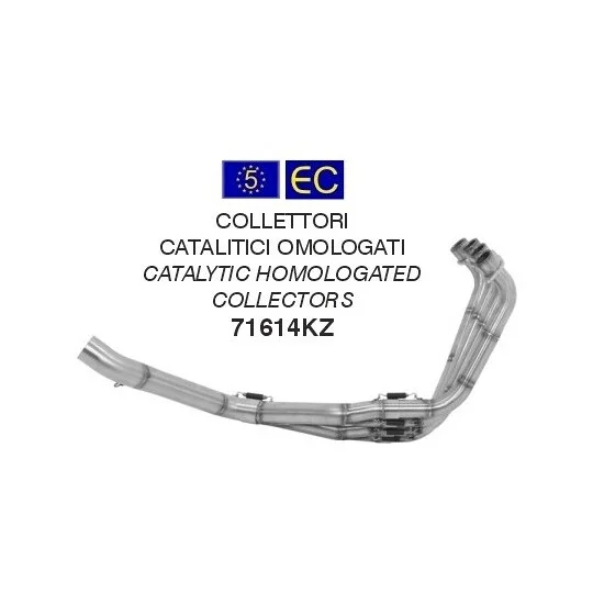 Collettori Catalitici omologati Arrow Per Honda CBR 650 F (14-18) Esclusivo