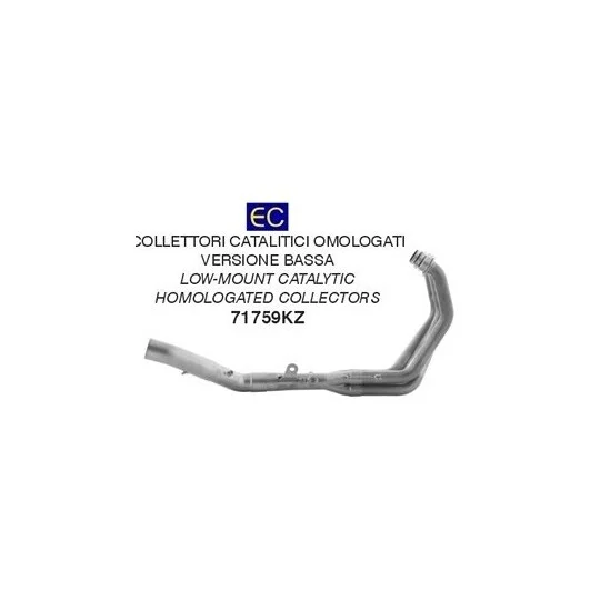 Collettori Catalitici Omologati Arrow Versione Bassa Per Yamaha MT-09 (21-23) Super Prezzo