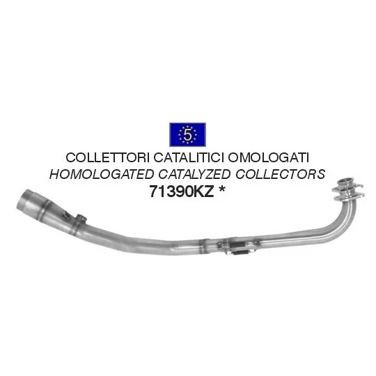 Collettori con convertitore catalitico omologato Arrow per terminale Race-Tech e Thunder Per Yamaha TMAX 500 (08-11) Economico