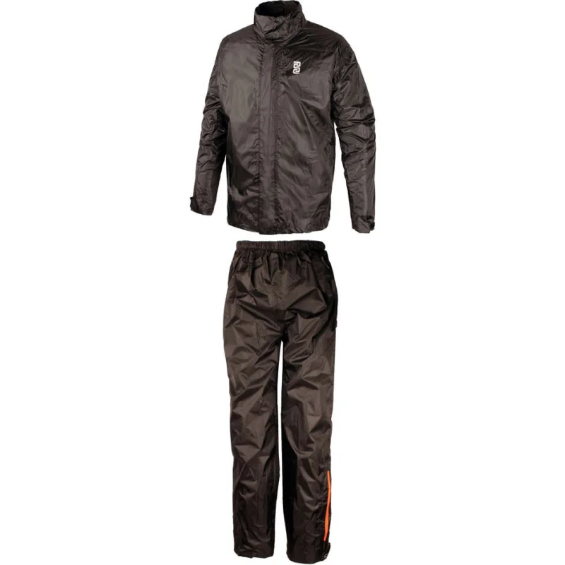 Completo Antipioggia 2 Pezzi OJ Atmosfere System Set Nero Scelto Dai Clienti