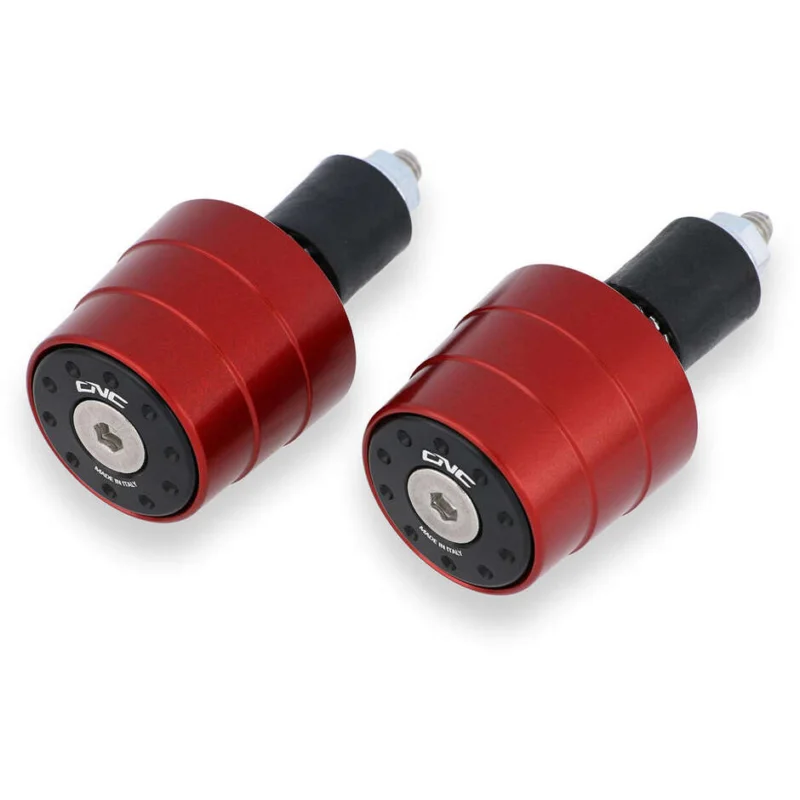 Contrappesi manubrio CM231 BI-COLOR CNC Racing Rosso Prezzo Ridotto