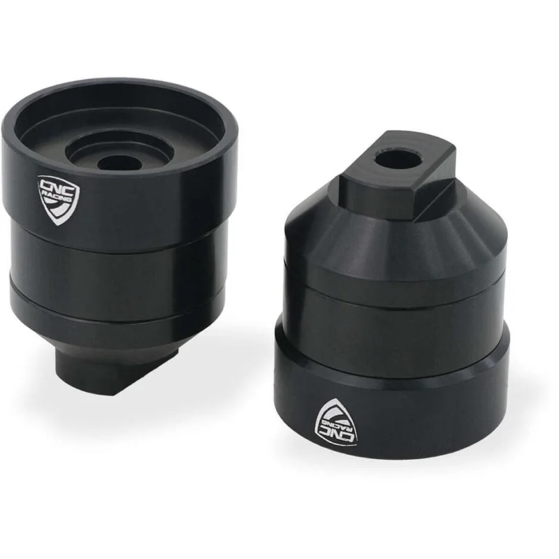 Esclusivo Contrappesi manubrio CM243 Moto Guzzi V85 TT CNC Racing Nero