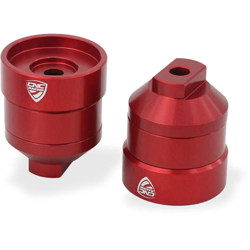 Contrappesi manubrio CM243 Moto Guzzi V85 TT CNC Racing Rosso Prezzo Scontato