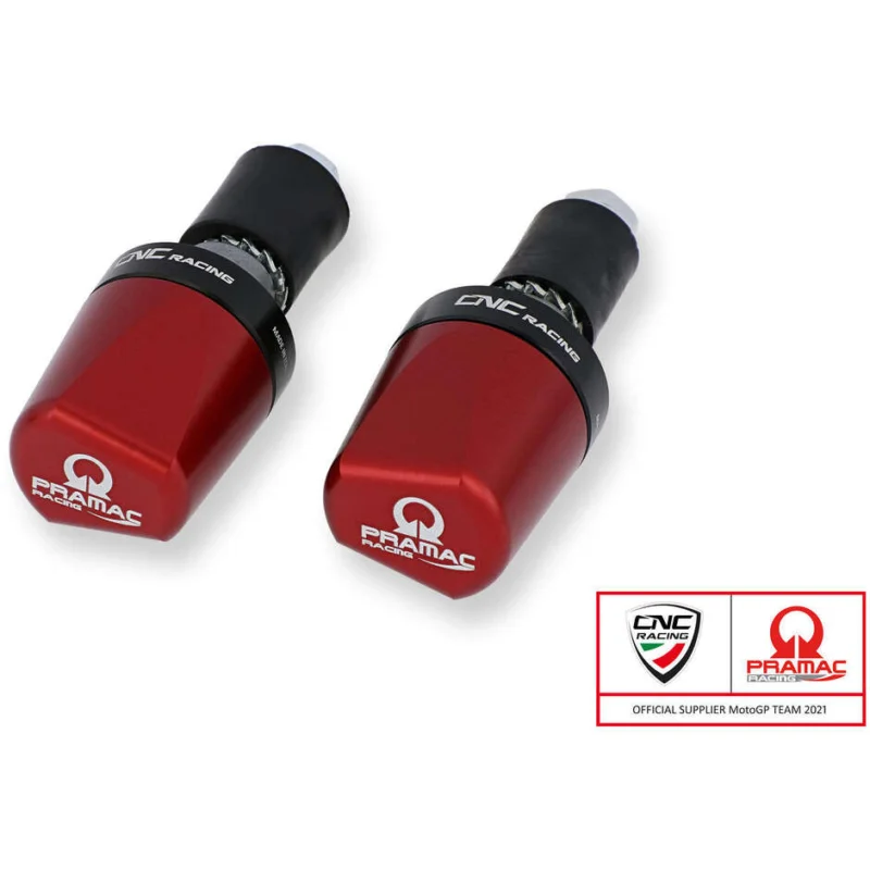 Spedizione Espresso Contrappesi manubrio LOOK CM236 - Pramac Racing Limited Edition CNC Racing Rosso