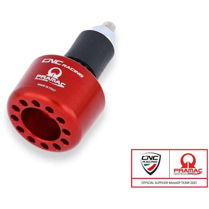 Contrappeso singolo PL001 Pramac Racing Limited Edition CNC Racing Rosso Nuova Collezione