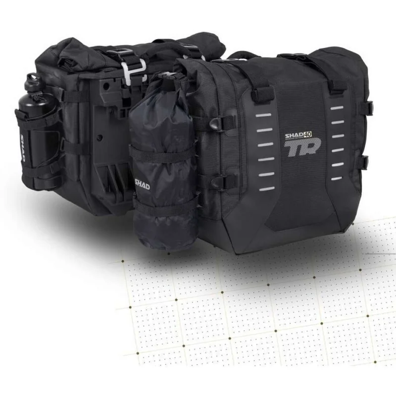 Spedizione Gratuita Coppia Borse Laterali Adventure Shad TR40 Terra - 4P & 3P System
