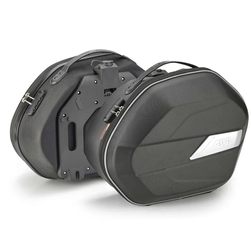 Nuovo Arrivo Coppia Borse Semirigide Laterali Monokey In ABS Givi WL900B WEIGHTLESS 25 Litri