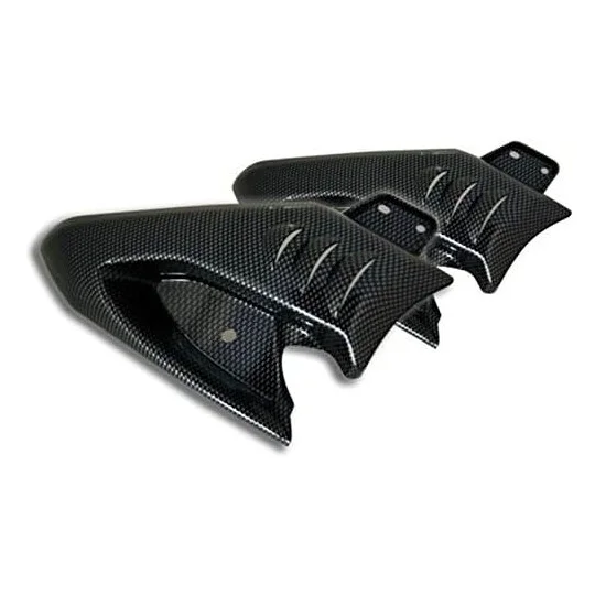 Coppia Coperchi Carbon LookPedana Passeggero One Per Yamaha T-MAX (2008-11) Ultime Pezzi