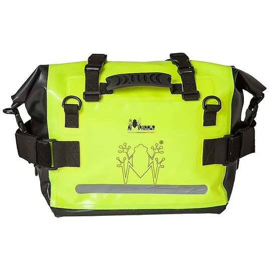 Coppia di Borse Compatte Amphibious Motobag II Giallo Fluo (coppia) 20 Lt Prezzo Scontato