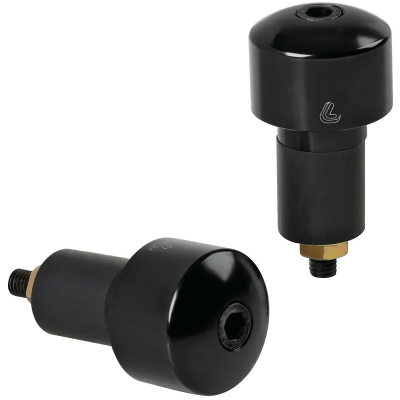 Coppia di Contrappesi Manubrio Moto Lampa Nero 17/23 mm Popolare