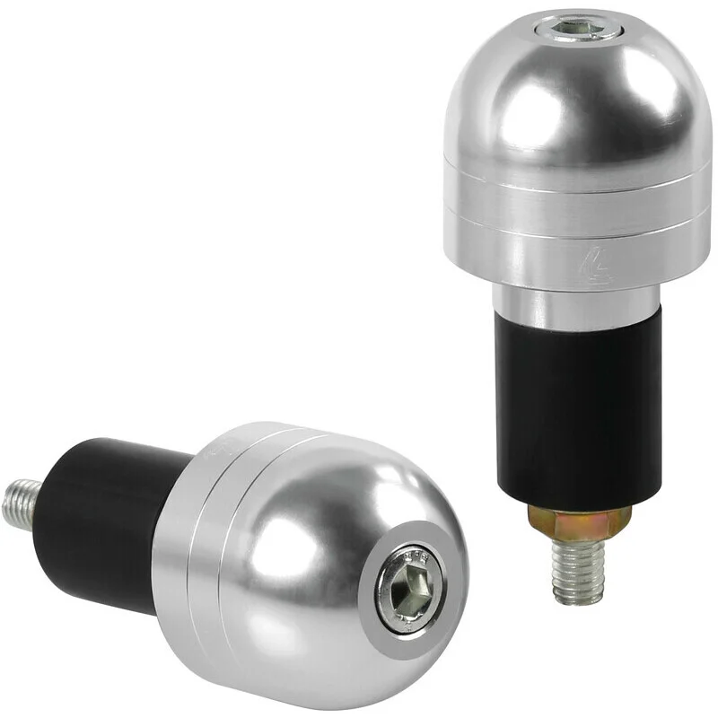Ultima Occasione Coppia di Contrappesi Manubrio Moto Lampa Silver 17/23 mm