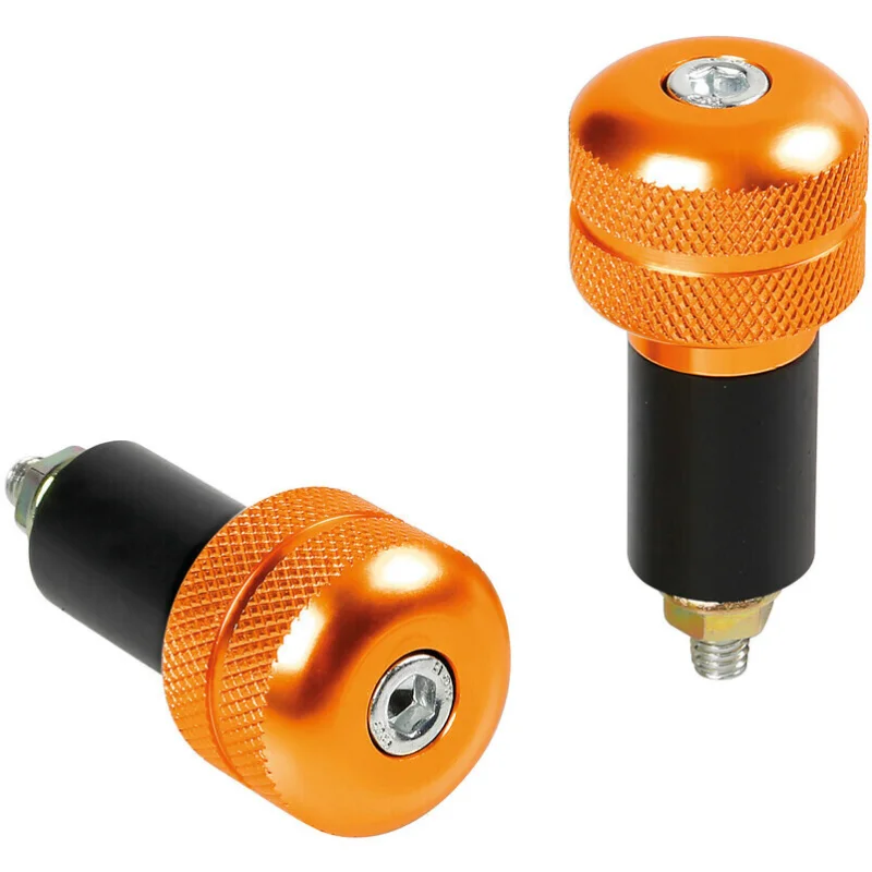 Must-Have Coppia di Contrappesi Manubrio Moto Lampa SU-4 Arancioni 17/23 mm