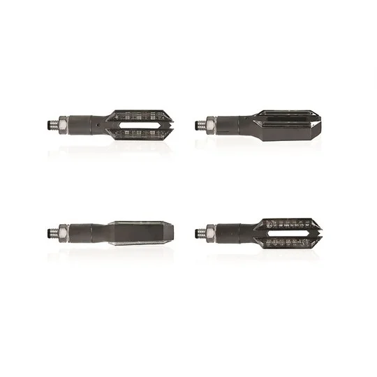 Coppia Di Frecce Moto Chaft Douglas A Led Nero Catadriotto Fumè Promozione