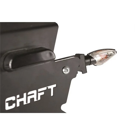 Promozione Esclusiva Coppia Di Frecce Moto Chaft Spencer Nero Catadriotto Trasparente