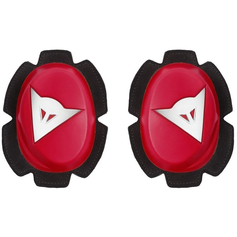 Coppia Di Saponette Dainese Pista Knee Slider Rosso Reso Gratuito