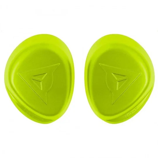 Consegna Rapida Coppia Di Saponette per Gomiti Dainese Pista Elbow Slider Giallo Fluo
