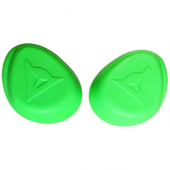 Must-Have Coppia Di Saponette per Gomiti Dainese Pista Elbow Slider Verde Fluo