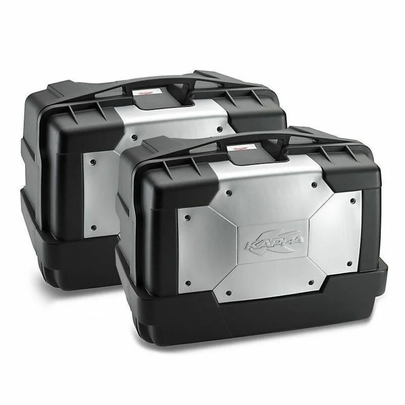 Promo Stagionale Coppia di Valigie Laterali Kappa KGR46 Garda 46 Litri Monokey System