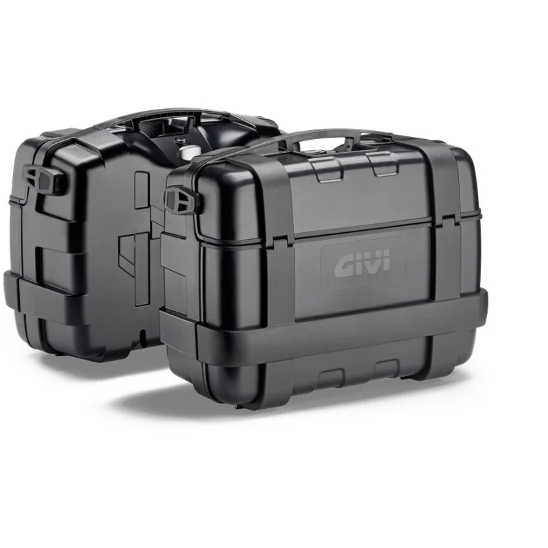 Vendita Finale Coppia Di Valigie Laterali Monokey Givi TRK33BB TREKKER LITE Black 33 Litri