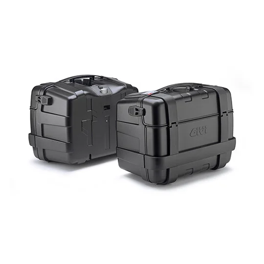 Compra Oggi Stesso Coppia Di Valigie Laterali Monokey Givi TRK46B Black Line Trekker 46 Litri