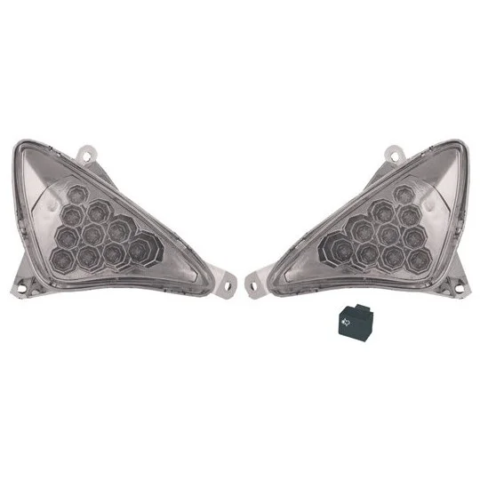 Promo Stagionale Coppia Frecce Anteriori a Led One per Yamaha T-MAX (2001-07)+ RESISTENZA