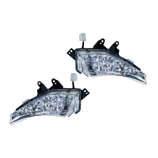 Coppia Frecce LED Anteriore Trasparente One per Yamaha T-MAX 530 (2012-16) Promozione