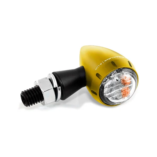 Promo Stagionale Coppia Frecce Moto 3in1 Omologate Barracuda S-LED 3 B-Lux Oro