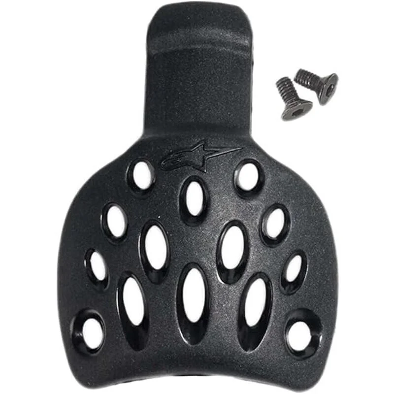 Coppia Para Tallone Per Stivali Moto Alpinestars SUPERTECH R REPLACEABLE HEEL CAP Nero Promozione Esclusiva