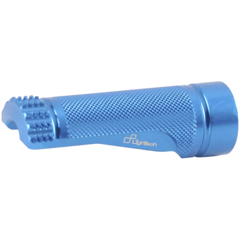Più Venduto Coppia Poggiapiedi in Alluminio LighTech FTP100 Cobalto per Pedane Originali