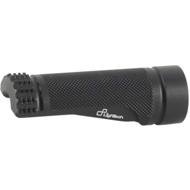 Coppia Poggiapiedi in Alluminio LighTech FTP100Nero per Pedane Originali Prezzo Conveniente