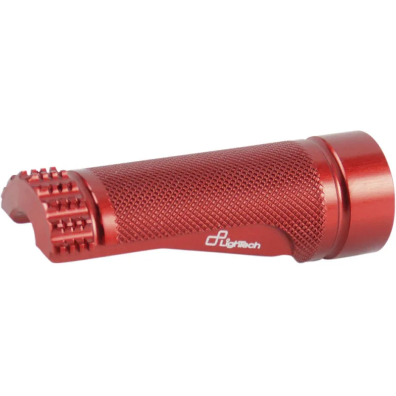 Prezzo Di Fabbrica Coppia Poggiapiedi in Alluminio LighTech FTP100 Rosso per Pedane Originali