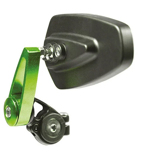 Coppia Specchietti Moto da Manubrio Chaft REMIX Verde Promozione Esclusiva