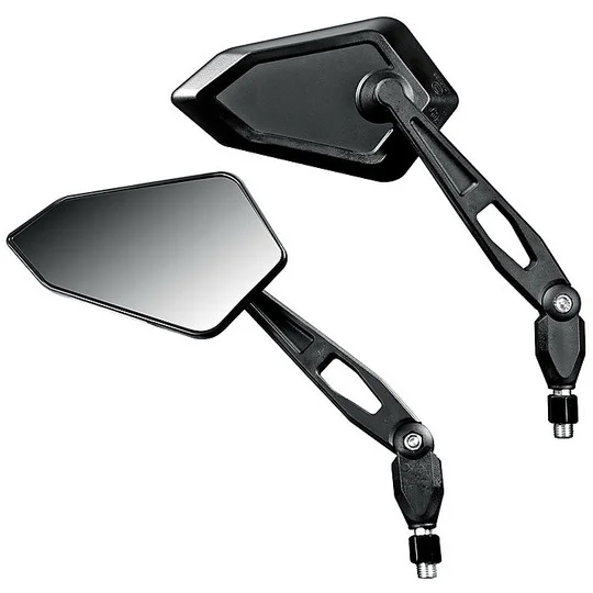 Offerta Coppia Specchietti Moto Lampa Modello Jax da 10mm Nero