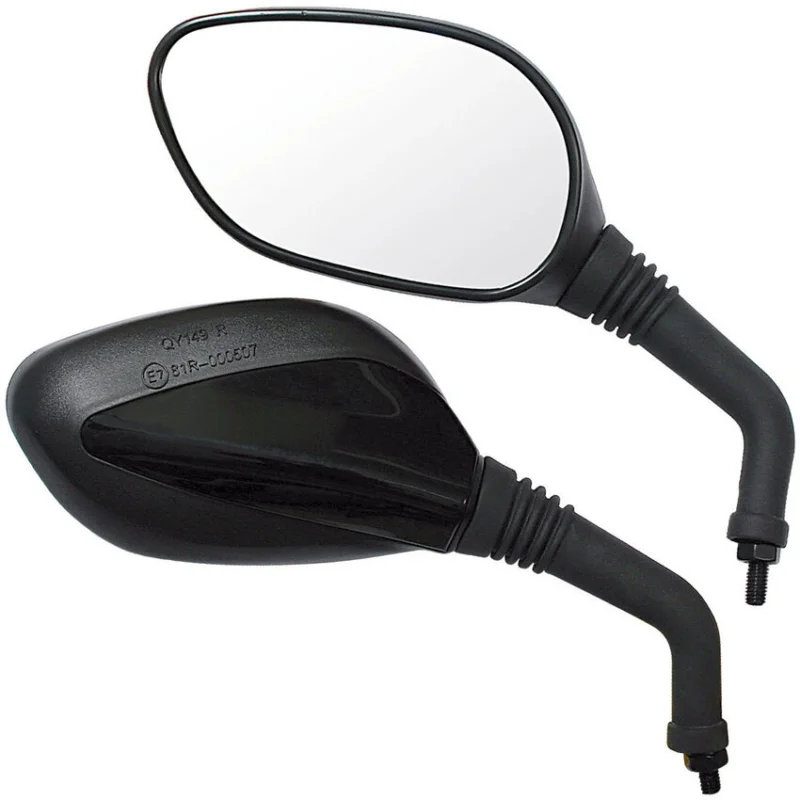 Coppia Specchietti Moto Modello Horizon da 8 mm Colore Nero Acquista Ora